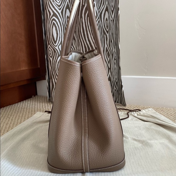 ‼️SOLD‼️💯Authentic Hermes Garden Party 36MM Etoupe - Picture 9 of 15